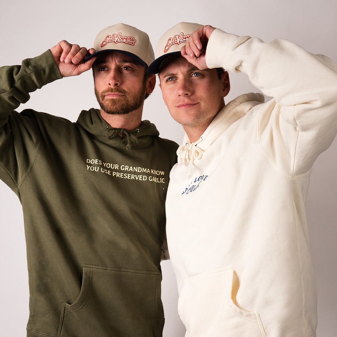 Army Green Preserved Garlic Hoodie